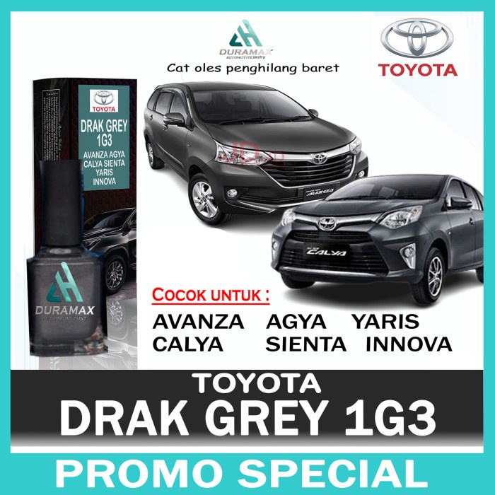 Jual Cat Oles Mobil 1g3 Dark Grey Mica Metalic Toyota Innova Avanza Calya Agya Avanza 0419