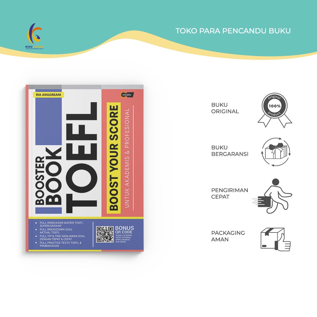 Jual Buku Referensi - Booster Book Toefl- Cmedia | Shopee Indonesia