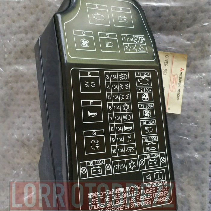 Jual Cover Relay Box Original Lancer Evo 4 5 6 & CK4 murah Shopee Indonesia