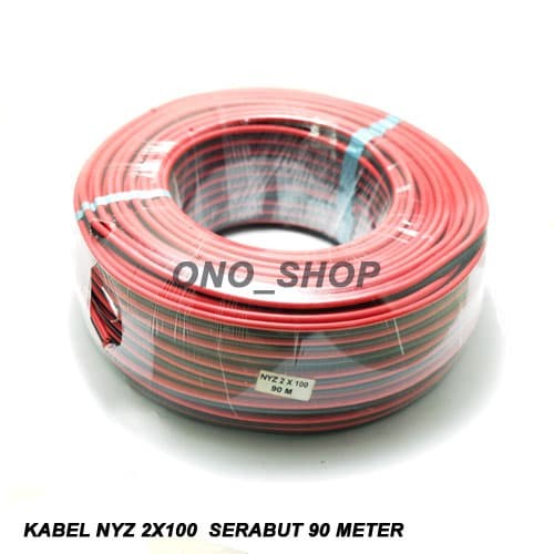 Jual Kabel NYZ 2x100 Serabut 90 Meter onosh00 Segera Beli | Shopee ...