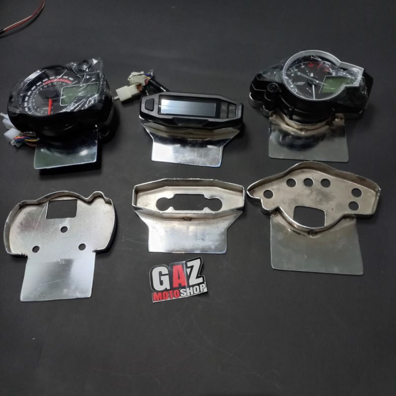 Jual Pangkon Speedometer Koso Rx2N KTM Vixion Crom Tebal Dudukan Spido Besi Universal Shopee