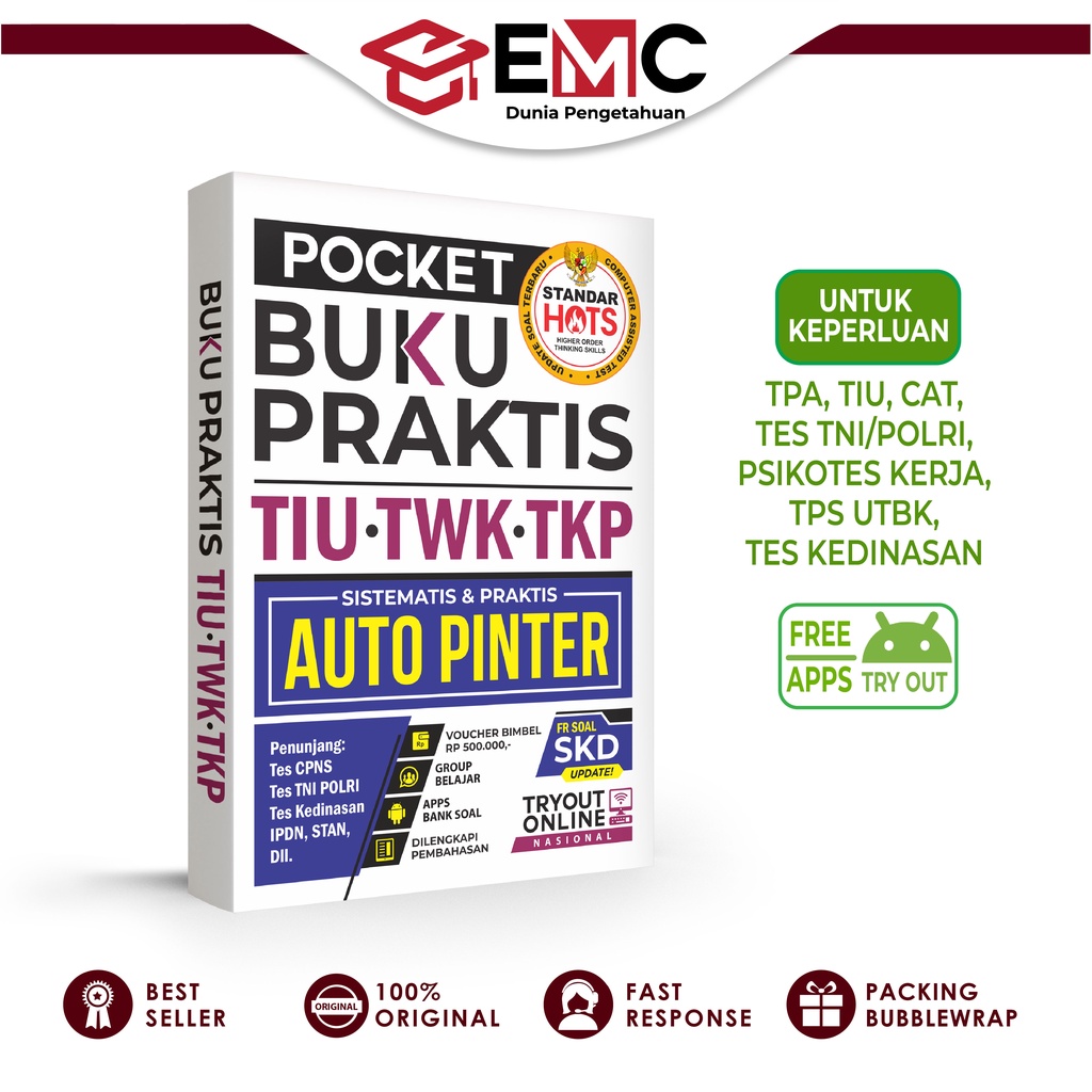 Jual Emc Buku Kedinasan Panduan Resmi Tes Akademik Kampus Kedinasan Banyak Bonus Shopee Indonesia