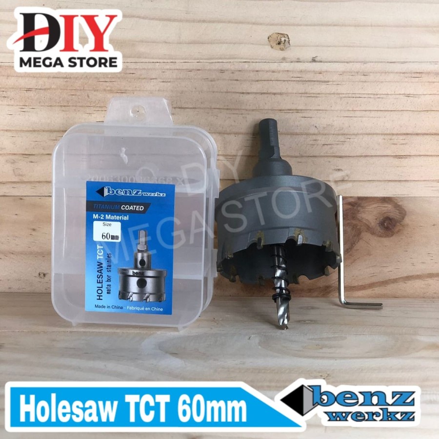 Jual Mata Bor Plong Besi Metal Kayu Benz Werkz Mata Bor Holesaw Tct Mm Shopee Indonesia