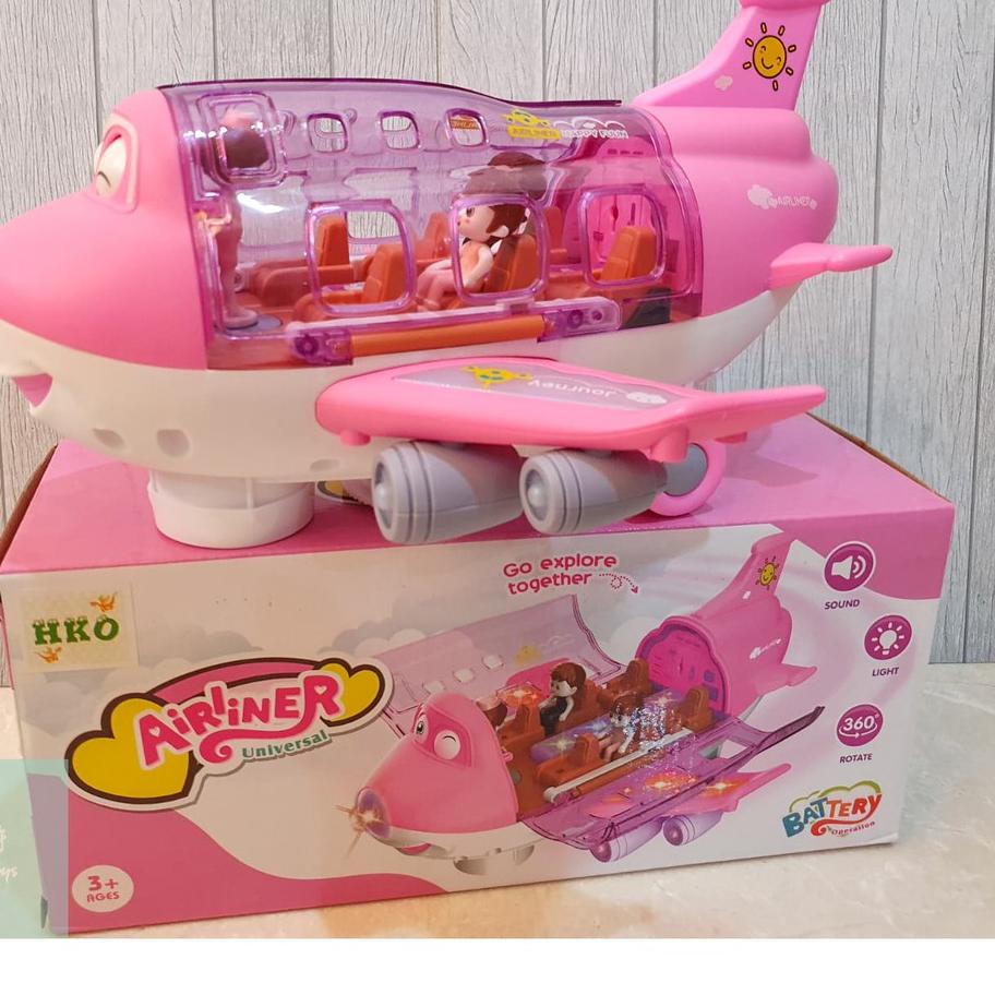 Jual Terjamin MAINAN ANAK PESAWAT TERBANG AIRLINER PESAWAT KARTUN