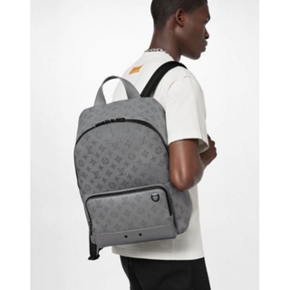 NXN.IND - LV Grey Coated Canvas Taigarama Grey Discovery Backpack/Tas  Ransel LV