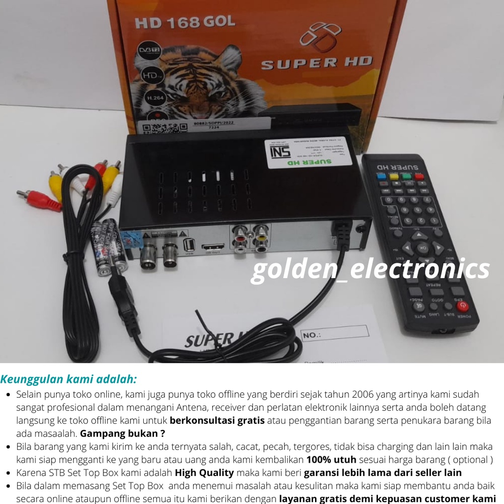 Jual SET TOP BOX STB BERSERTIFIKAT KOMINFO DAN BER SNI NEW ORIGINAL Shopee Indonesia