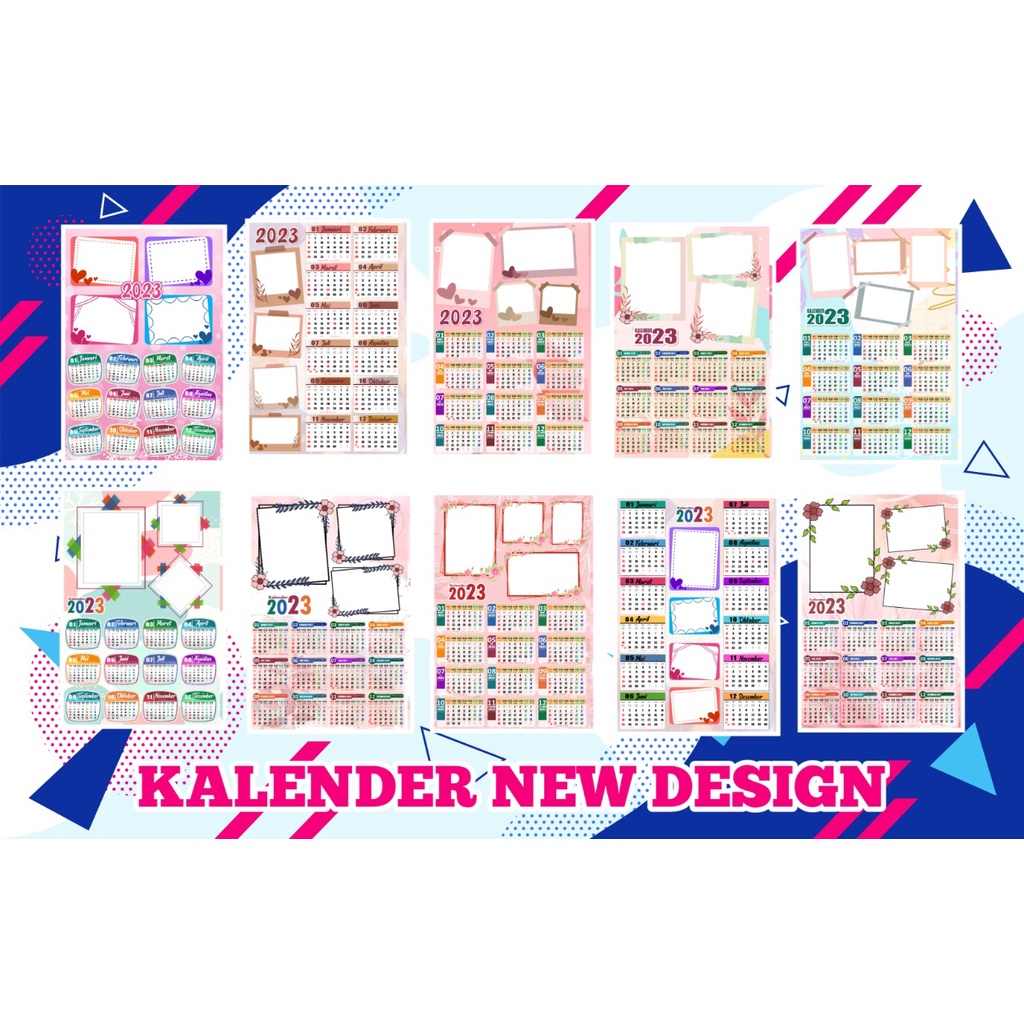 Jual KALENDER 2024 CUSTOM FOTO & NAMA MURAH CETAK CEPAT KALENDER 2024