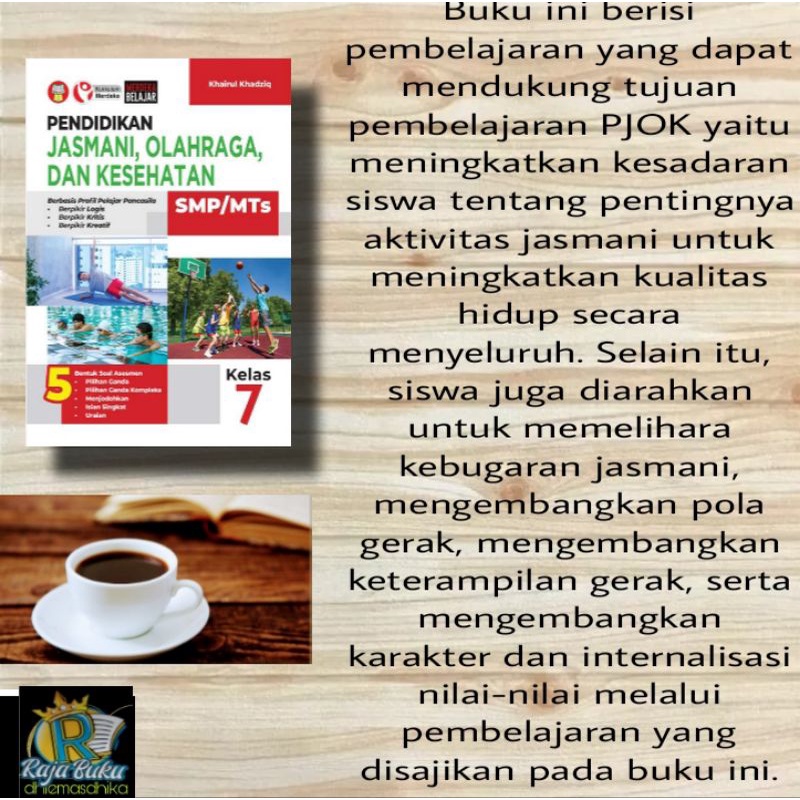 Jual BUKU PENDIDIKAN JASMANI OLAHRAGA DAN KESEHATAN/PJOK SMP/MTs KELAS ...