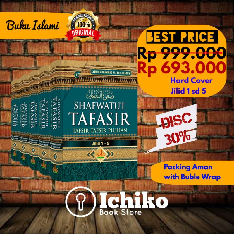 Jual Set Shafwatu Tafasir Isi Buku Syaikh Muhamad Ali Ash Shabuni Al Kautsar Original