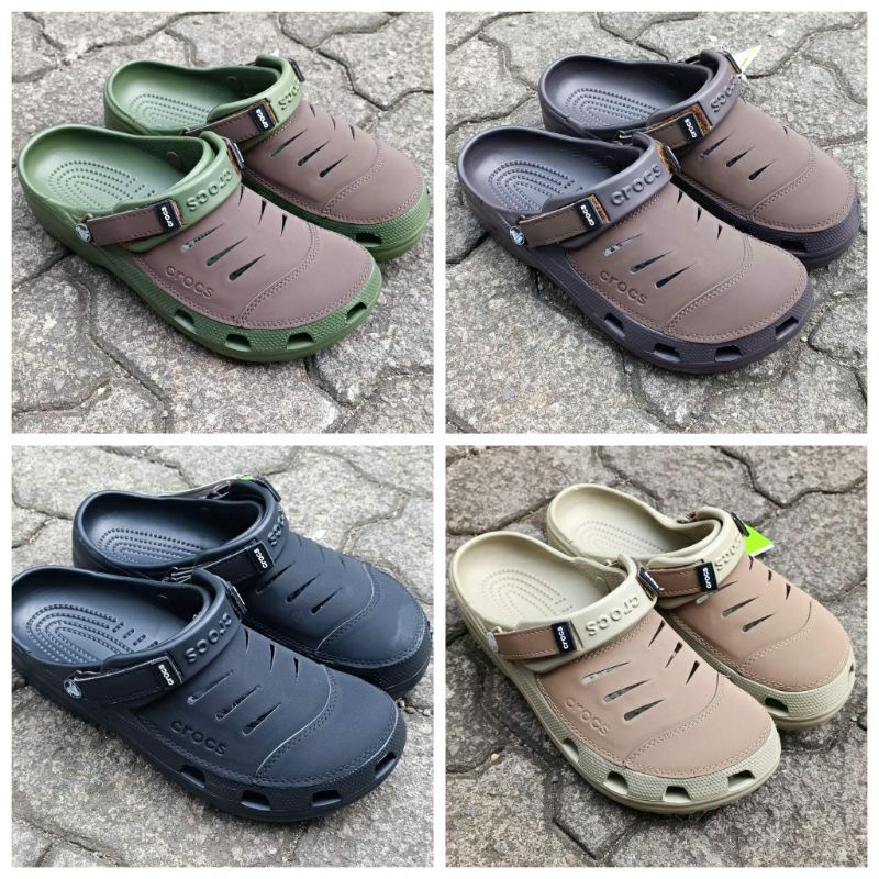 Crocs discount con cuero