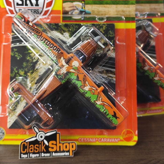 Jual Tr0738 Matchbox Sky Busters Cessna Caravan Miniatur Pesawat ...