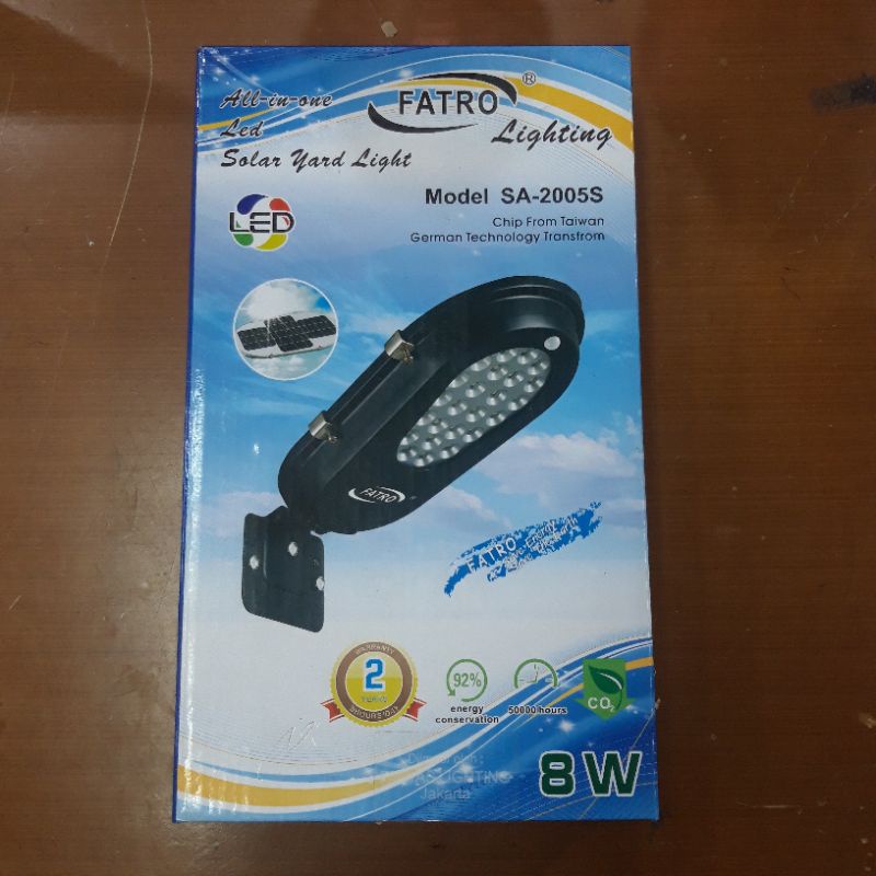 Jual Lampu Jalan Taman Led Fatro Sa S W Tenaga Surya Solar Yard Light Watt Laku