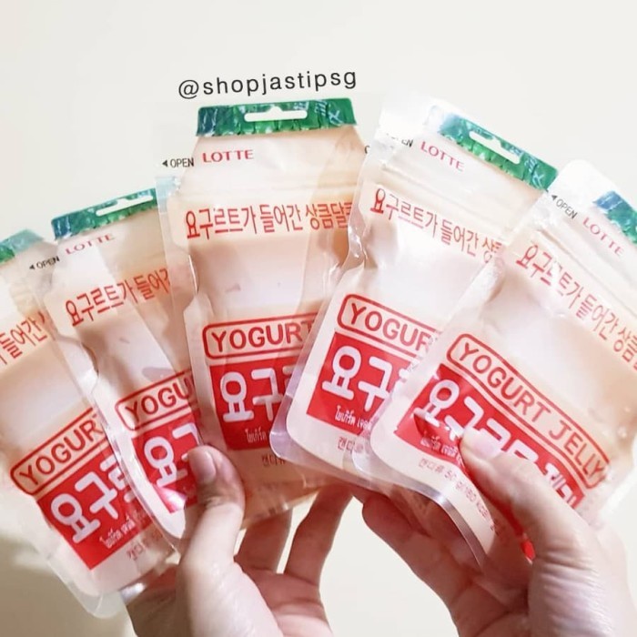 Jual Permen Gummies Kenyal Korea Lotte rasa Yogurt Chewy Gummy Jelly