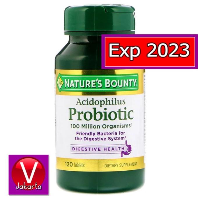 Jual Nature's Natures Bounty Acidophilus Probiotic 100M Suplemen ...