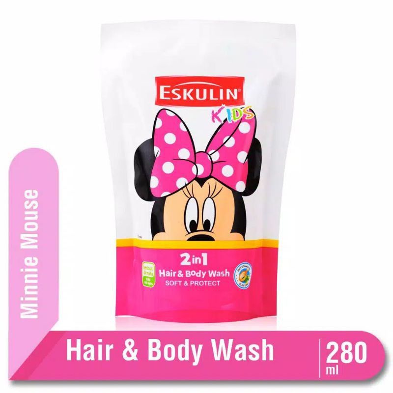 Jual ESKULIN KIDS HAIR & BODY WASH REFF 280ML | Shopee Indonesia