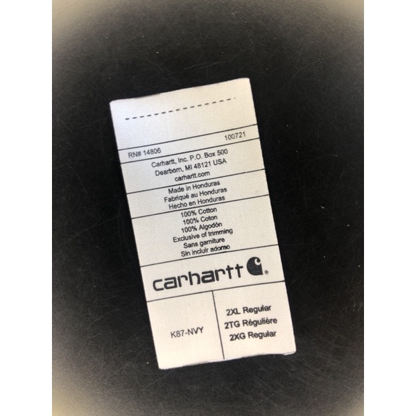 Jual Washtag carhartt Care label washing carhartt label washing care ...