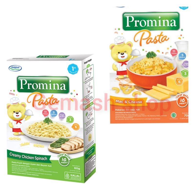 Jual promina pasta mac and cheese/creamy chicken spinach 1+ | Shopee