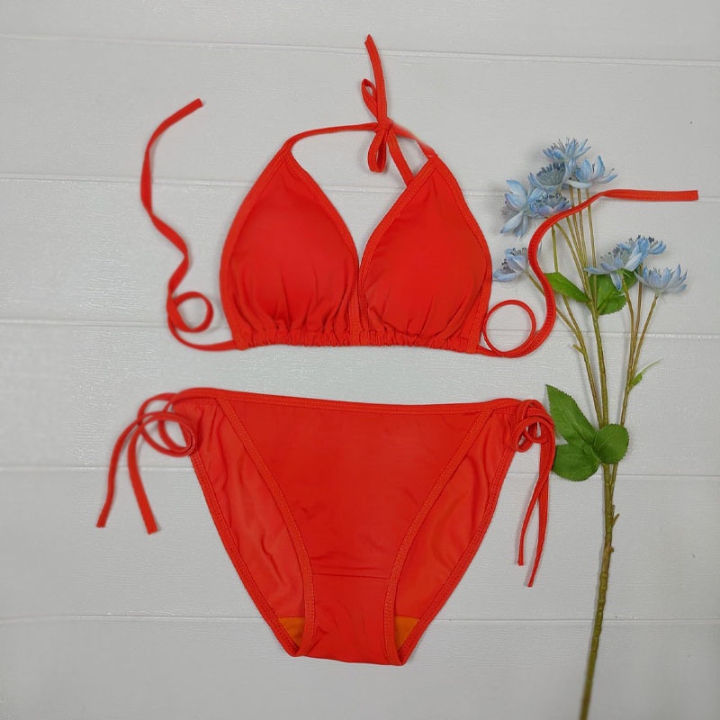 Pakaian Renang Bikini segitiga ikat BI65 ada spon