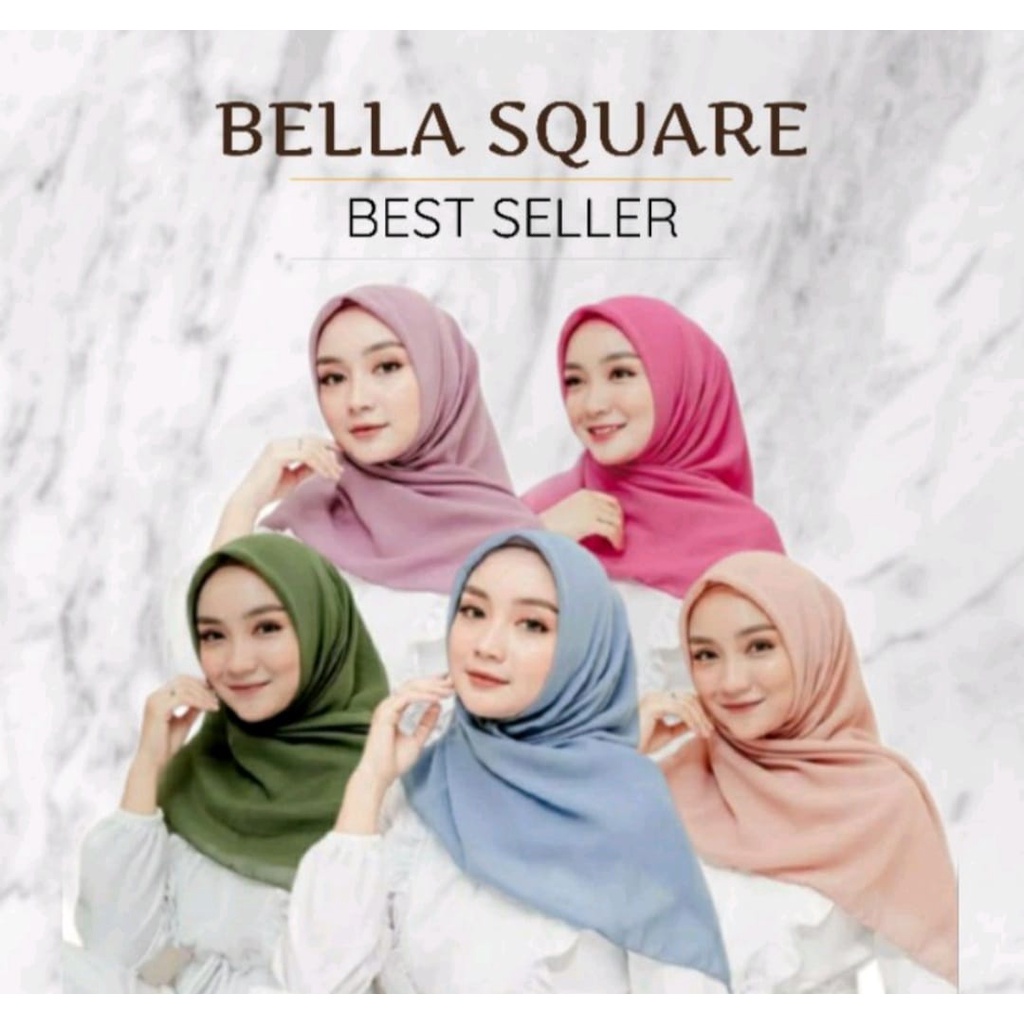 Jual BELLA SQUARE PREMIUM / JILBAB BELLA SEGI EMPAT PREMIUM | Shopee ...