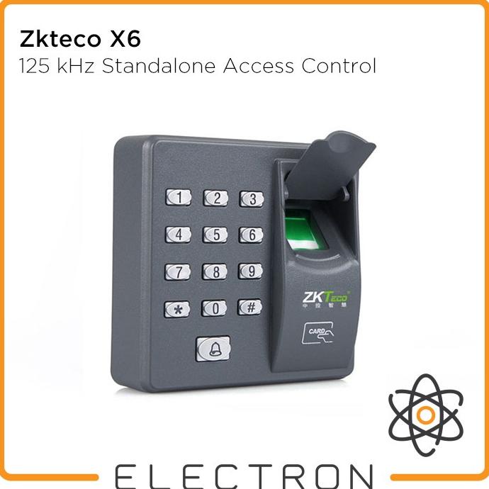 Jual Zkteco X6 Fingerprint RFID 125kHz Pin Standalone Access Control ...