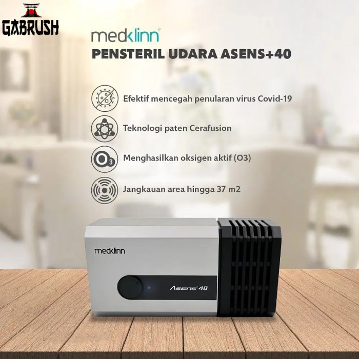 Jual MEDKLINN AIR STERILIZER ASENS+40 PENSTERIL UDARA OZON ORIGINAL