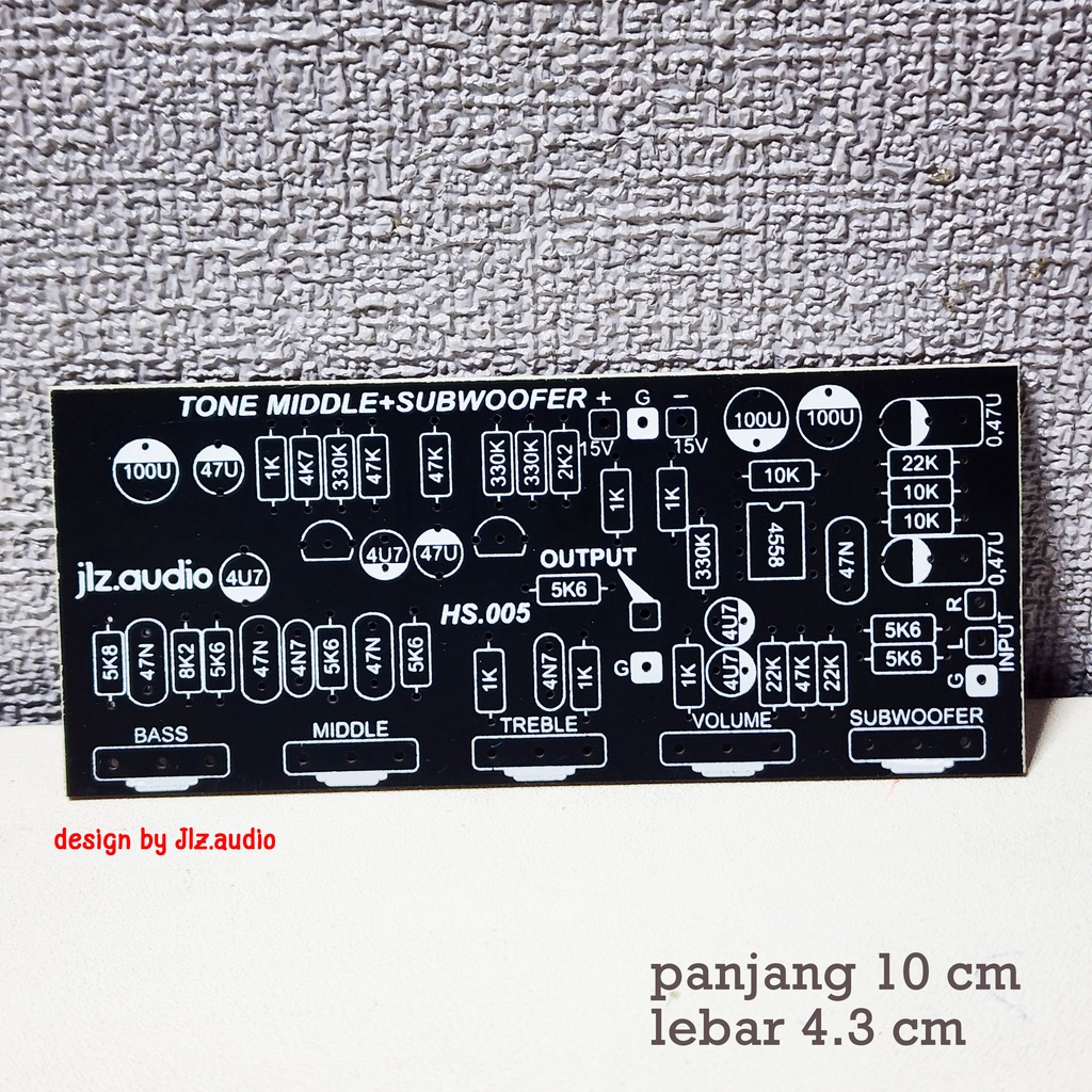 Jual A Pcb Tone Control Mono Plus Middle Plus Subwoofer Shopee