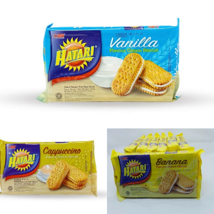 Jual Hatari Flavour Cream Biscuit Perpcs Biskuit Sandwich Enak Dan Murah Shopee Indonesia