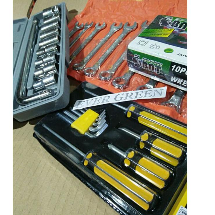 Jual Special Price PAKET 3 Kunci Tool Set : Kunci Ring Pas set 11 pcs ...