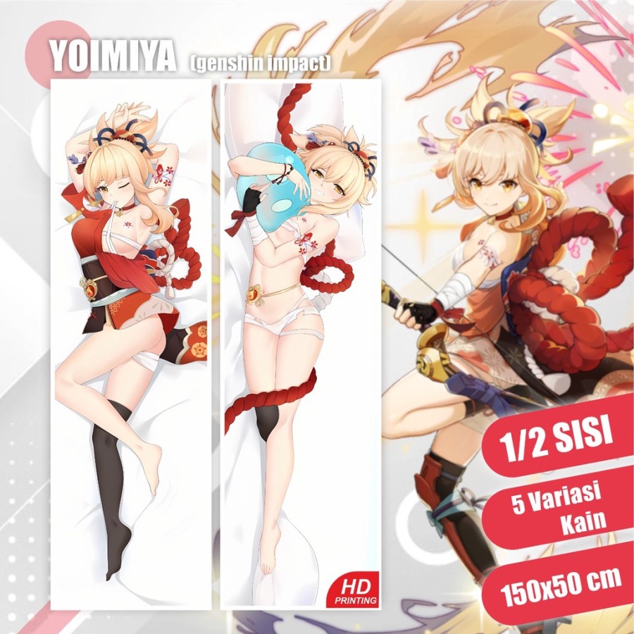 Jual Dakimakura Yoimiya Genshin Impact 150x50 Cm Cover Only Shopee Indonesia 8184