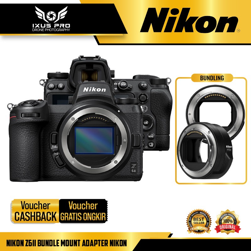 Jual Nikon Z6II / Z6 II / Z 6II Body Only Kamera Mirrorless | Shopee ...