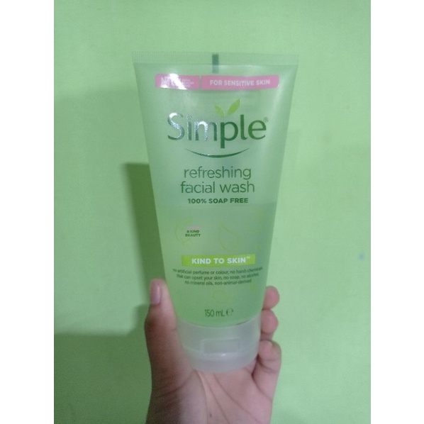 Jual Simple Refreshing Facial Wash (preloved) | Shopee Indonesia