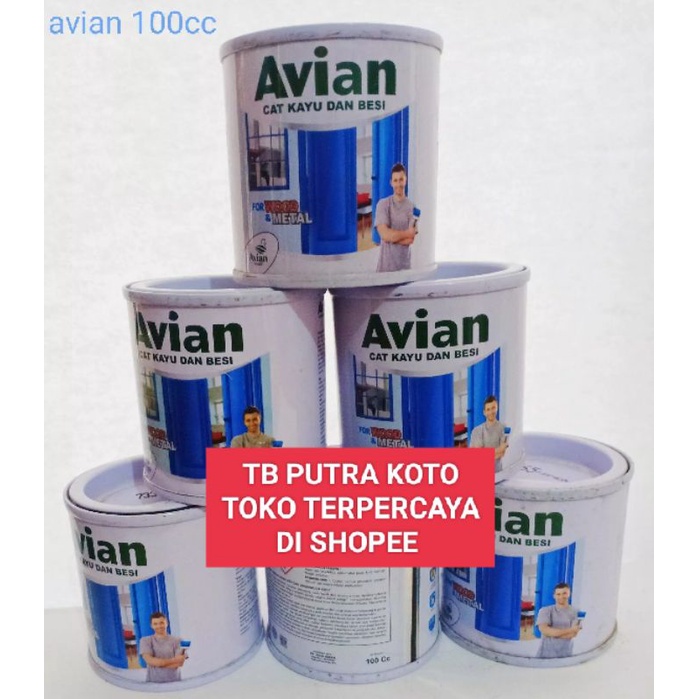 Jual (COD) Cat avian 100 cc / avian 100cc /Cat besi kayu/Cat Minyak ...