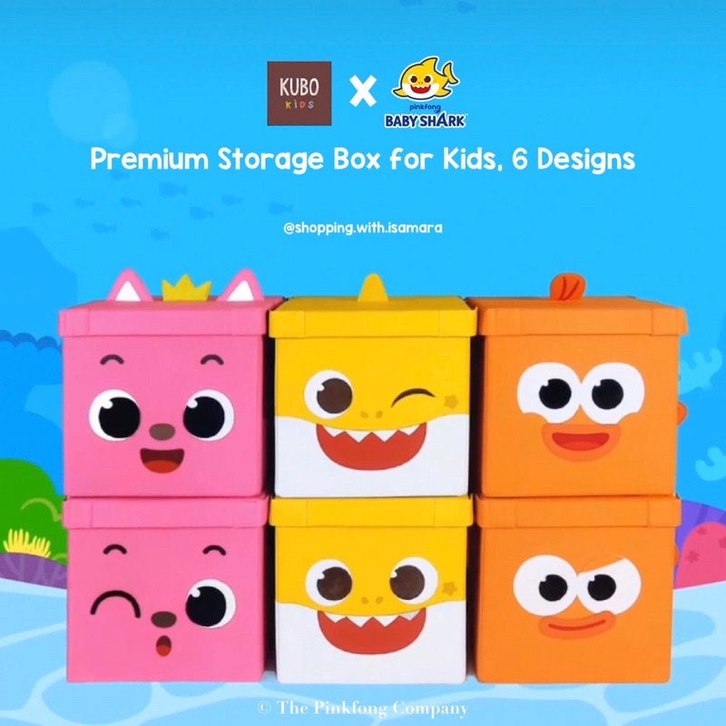 Jual Pinkfong Baby Shark Storage Box / Tempat Wadah Penyimpanan ...