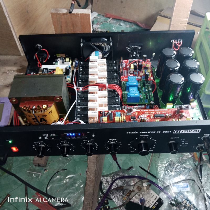 Jual power amplifier rakitan 5 Amper besar CT 45 | Shopee Indonesia