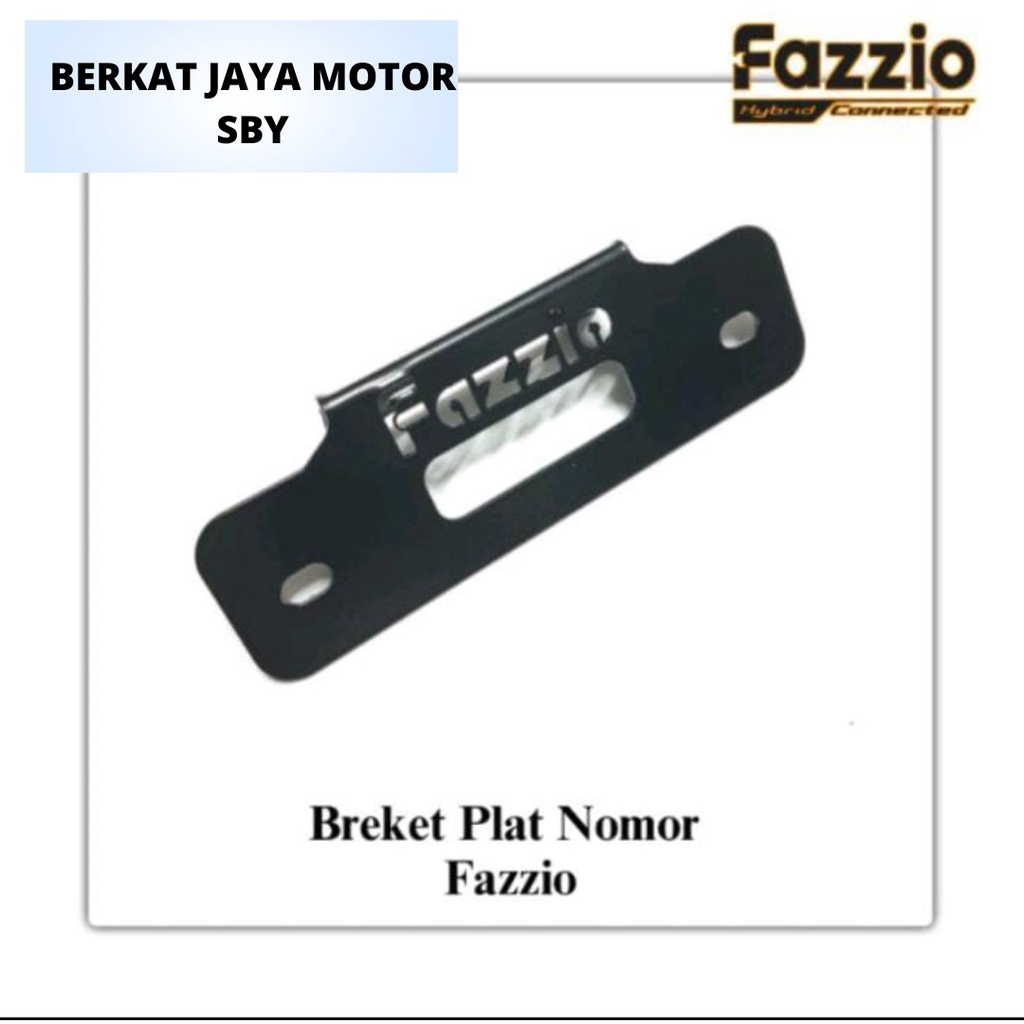 Jual Bracket Breket Plat Nomor Fazzio Dudukan Plat Nomor Fazzio Tebal