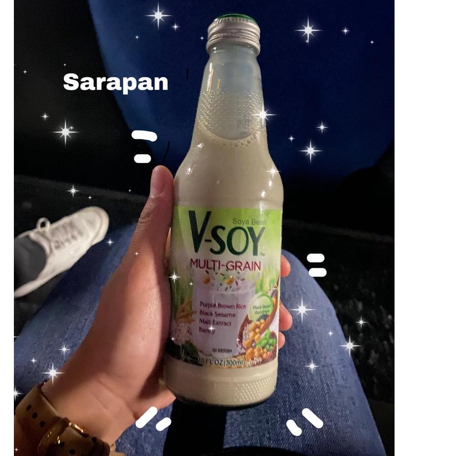 Jual V Soy Multi Grain Soya Bean Milk Botol Kaca Ml Susu