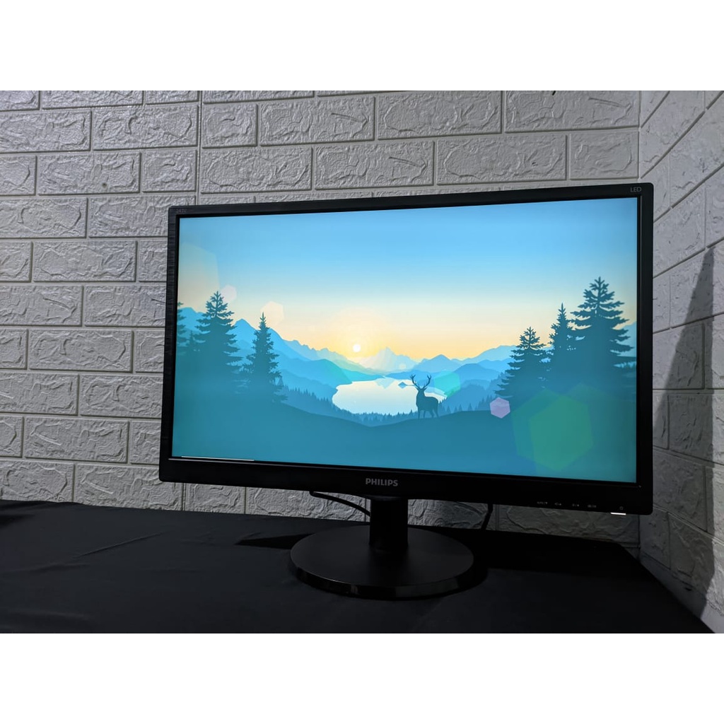Jual Monitor Philips 243V5Q 24 Inch Unit Only + Kabel Power dan HDMI ...