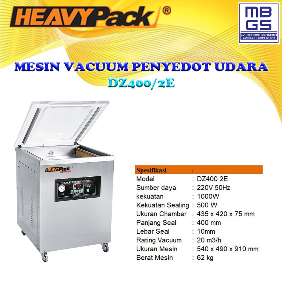 Jual Mesin Vacuum Sealer Hampa Udara Dz Dz Dz E Heavypack Shopee Indonesia