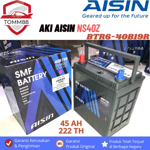 Jual AKI AISIN TOYOTA AVANZA/XENIA/RUSH/TERIOS/AKI AISIN NS40Z /100%