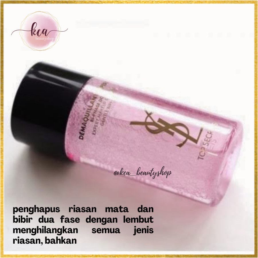 Jual YSL TOP SECRETS EXPERT MAKEUP REMOVER GENTLE BIPHASE FOR EYES AND
