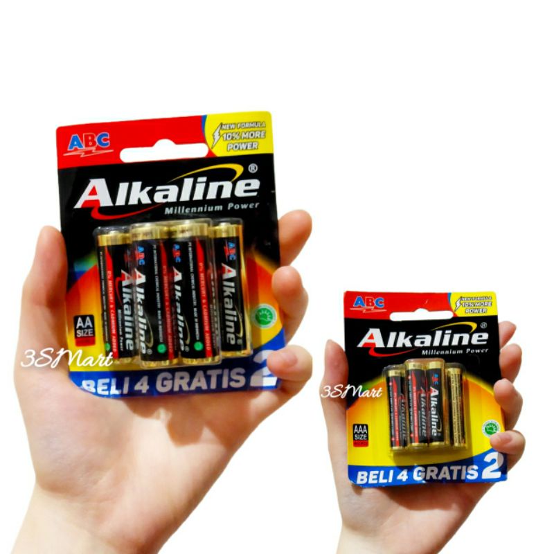 Jual [EXP 2028] BATERAI AA ALKALINE ISI 6 PCS / BATERAI AAA ALKALINE ...