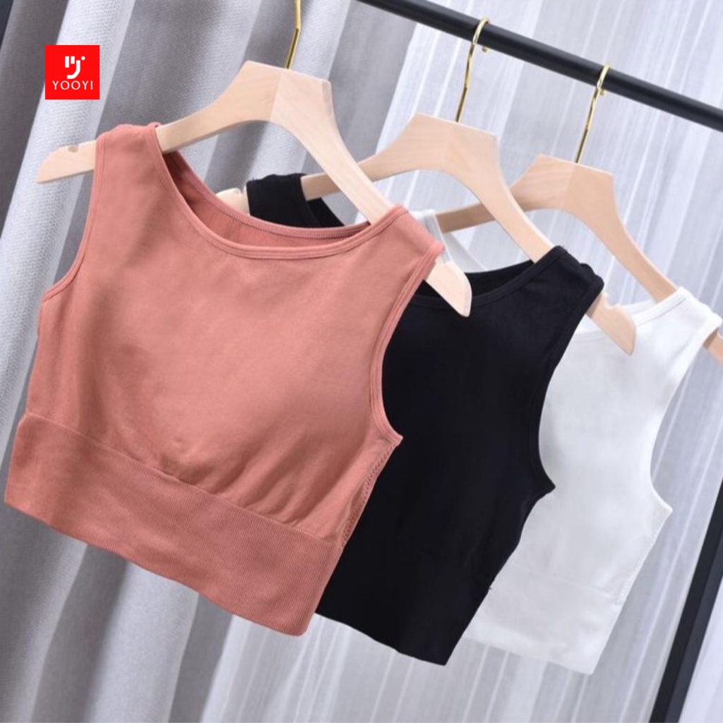 Jual Yooyi Bra Sport Yoga Gym Olahraga Pakaian Wanita Tank Top Model ...