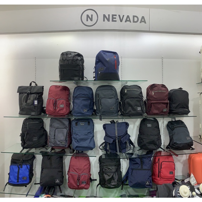 Jual Tas ransel sekolah NEVADA original 100% sudah free rain cover