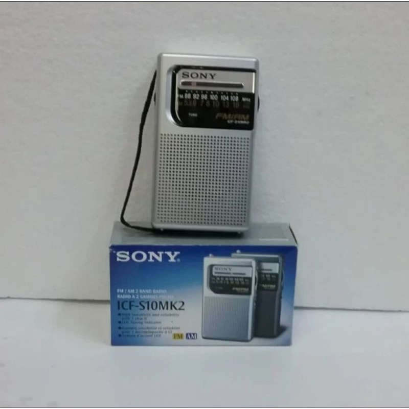 Radio Portable Sony ICF-304 AM/FM – Neuve En Boîte Avec Notice – état Occasion
