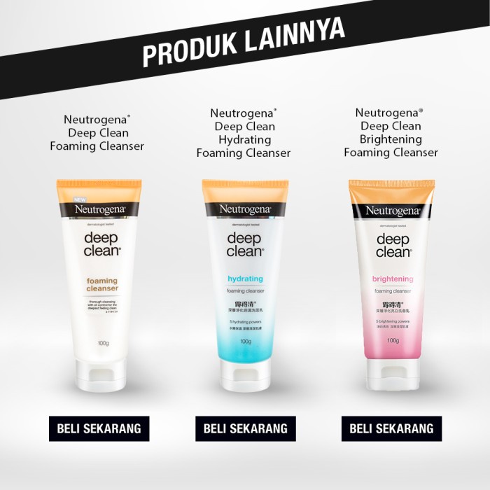 Jual ScrubWajah Neutrogena Deep Clean Blackhead Eliminating Daily