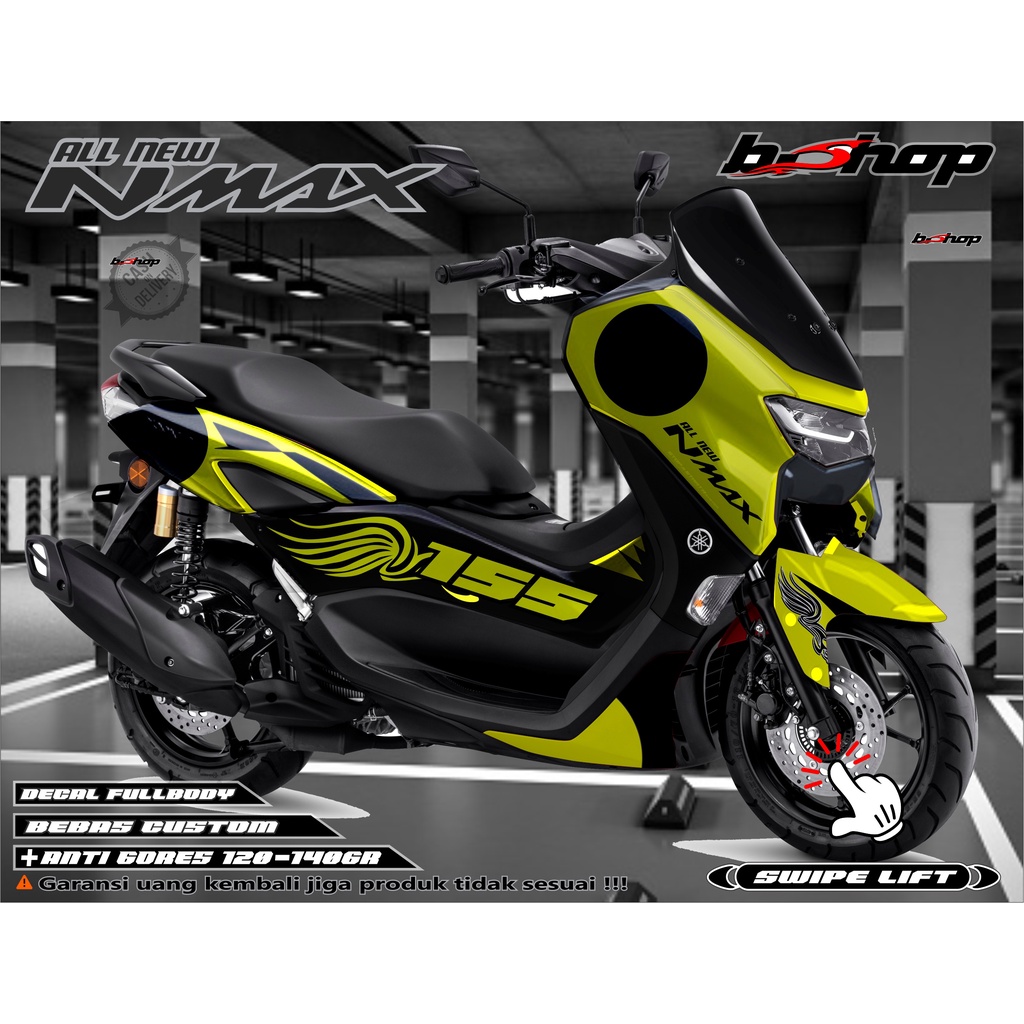Jual Decal sticker nmax old nmax new new variasi TERBARU BEBAS CUSTOM ...
