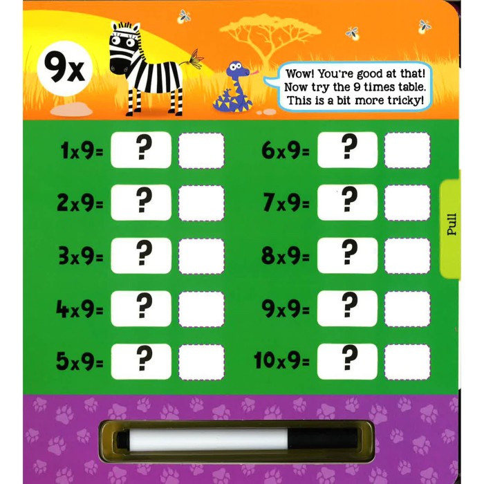 Jual ANSWER & REVEAL 5+: TIMES TABLES | Shopee Indonesia