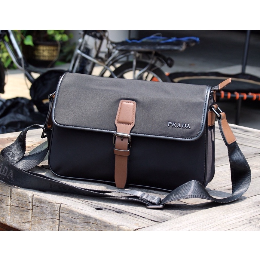 Jual Original PRDA Men's Messenger Bag shoulder bag Shopee Indonesia