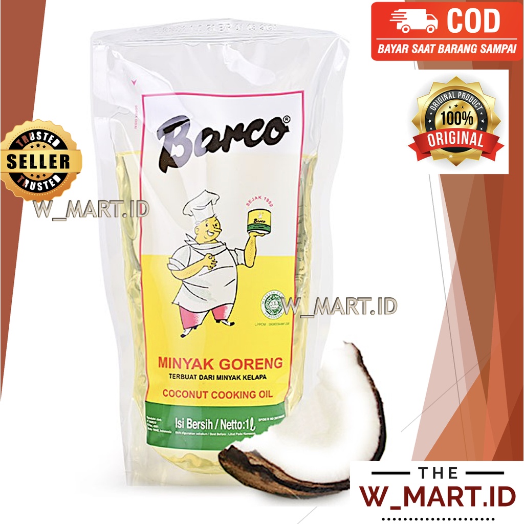 Jual BARCO MINYAK KELAPA COCONUT OIL 1L | Shopee Indonesia