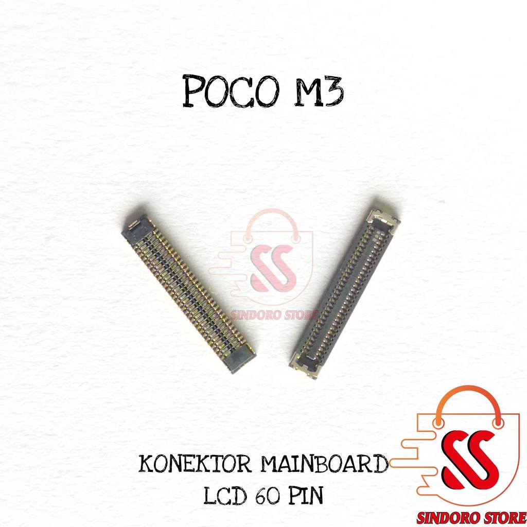 Jual Konektor Lcd Poco M3 Soket Connector Socket Xiaomi | Shopee Indonesia